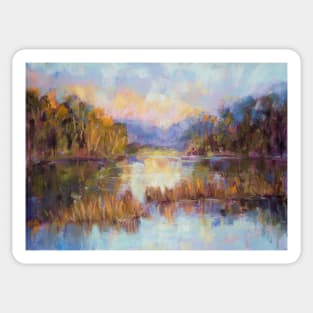 Lake Cathie sunset Sticker